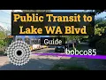 Public Transit to Lake Washington Blvd Guide