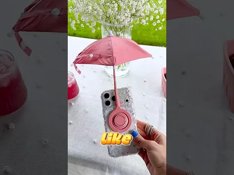 IMAGINA que EMPEZÓ a LLOVER y tu TELÉFONO se VA a MOJAR, Cuál MINI SOMBRILLA le PONDRÍAS? ☔️😱