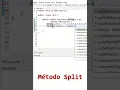 Ejemplo de metodo Split