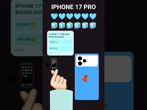 YANG pengen IPHONE 17 PRO LIKE DAN SUBSCRIBE SEMOGA YG UDAH LIKE DAN SUBSCRIBE REZEKI NYA BERLIMPAH😇