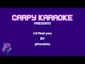 phendste - i'd find you (Karaoke)