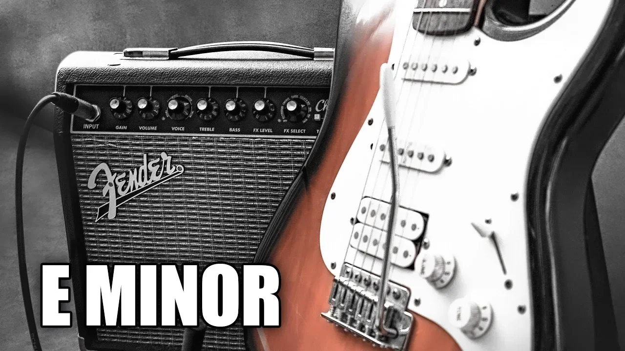 Clean Soft Rock Guitar Backing Track In E Minor | Fade