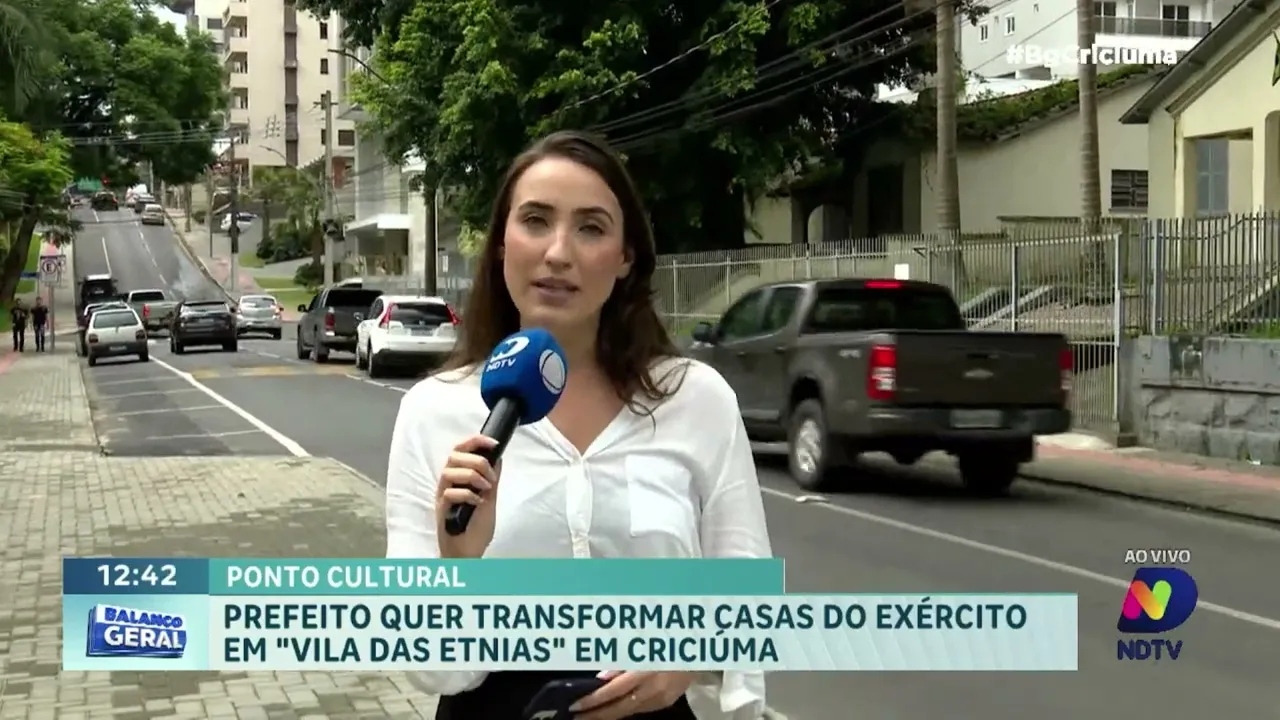 Transformação urbana e cultural: casas do Exército em Criciúma podem virar 'Vila das Etnias'