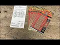 Scratching an Entire Pack of 10 Ruby 7s Some Poker Tickets