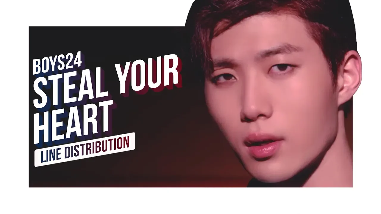 UNIT BLACK - STEAL YOUR HEART Line Distribution (Color Coded)