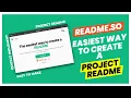 How to Effortlessly Create a README for your Data Science Project on GitHub