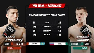 ERNAR "STORM" KHUSAINOV vs VALERIY "EAGLE" OSOBOV | TITLE FIGHT | FULL FIGHT | IBA NOMAD 16