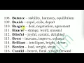 Advance Synonyms words list