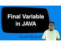 Final Variable in JAVA Hindi