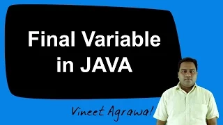 Final Variable in JAVA Hindi