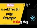 Learn useEffect hooks in React Beginner With Example In Easy way