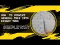 How to Convert General tree into Binary tree in Simple Way Data Structure