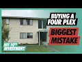Buying A Four Plex MY BIGGEST MISTAKE Multifamily Real Estate