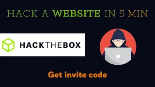 Hack the box invite code challenge hacking website 2020