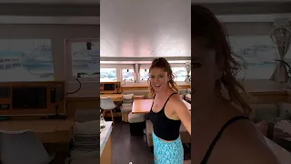 Family of 6 sailboat tour Lagoon 450 catamaran #sailingfamily #sailing #boatlife #hometour
