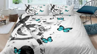Musical Note Butterfly Bedding Set Review