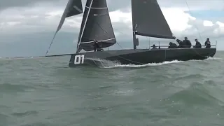 “Sailing World on Water SHORTS”. RORC Vice Admirals Cup Fast 40+ May 28.21 Solent England