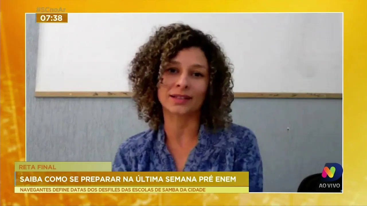 Professora dá dicas de última hora para as provas do Enem; confira