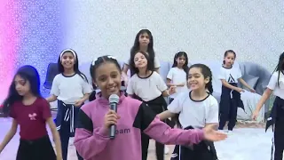 نشيد الرياضة اداء شذى جريبي بدون موسيقى 