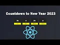 Countdown to New Year 2023 using ReactJS Hooks