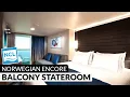 Norwegian Encore Balcony Stateroom Full Tour Review 4K Category BA BF