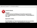 Fix Microsoft Visual C Runtime Library Assertion Failed Error Node-Vulcanjs Vulcanadapter cc