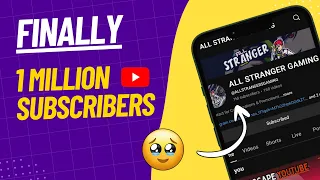 We Finally Hit 1 Million Subscribers 🎉 Thank You!
