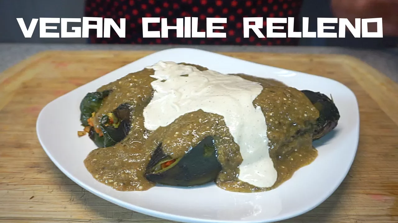 VEGAN CHILE RELLENO (STUFFED PEPPERS)