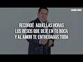 Los Angeles De Charly - Me Volví A Acordar De Ti (LETRA)