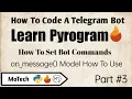 on - message How To set commands in pyrogram bot