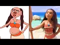 Moana Maui funny face memes baby Moana drawing meme funny art