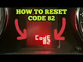Oil Service Reset Code 82 Vauxhall Insignia Astra J Mark 6