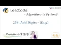 LeetCode in Python 258 Add Digits - Michelle