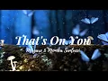 That's On You (Lyrics) - Mazare \u0026 Monika Santucci