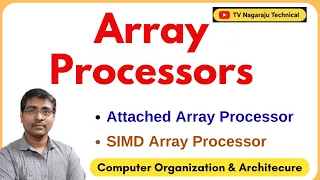 Array Processors in Computer Organization Attached Array SIMD Array Explained COA