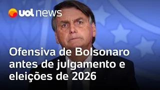 Bolsonaro faz ofensiva com PL da anistia, pressão internacional e Ficha Limpa antes de julgamento