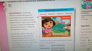 Dora the Explorer seasons 5-8 is on Bad TV Shows Wiki