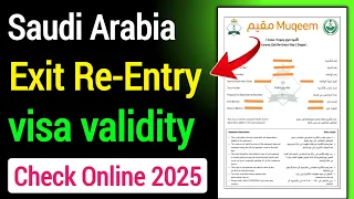 saudi exit re entry visa check 2025 100 working method new rules explained