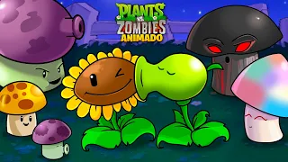 PLANTS vs ZOMBIES Animado COMPLETO - Nivel Noche