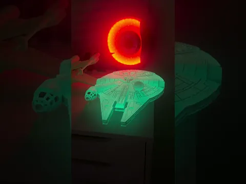 توقعتوا النتيجة تكون كذا؟ 🤯✨ #3dprinting #glow #fyp
