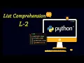 Python List Comprehension WITH if statements