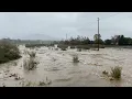 Calleguas Creek Camarillo CA - After 4 inches of rain in Southern California