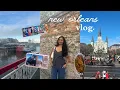 my first time in NOLA beignets jazz family VLOGMAS DAY 1