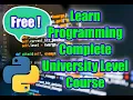 Learn Python Programming Part 12 Complete Python Full University Advance Level Course Online