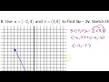 Day 14 HW 7 to 9 Adding and Subtracting Vectors with Scalar Multiples Graphically