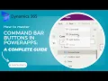 How to master Command Bar Buttons in Powerapps A complete guide