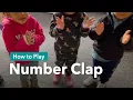 Number Clap Kids love this game Clap to learn counting