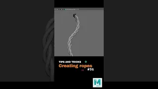 How to Create Realistic Ropes in Maya Easy Sweep Mesh Trick