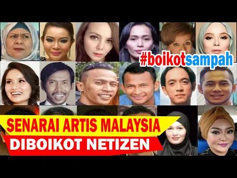 Download MP3 Senarai Artis Malaysia Diboikot Netizen