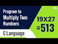 Multiplication Table Program in C Easy Hindi Explanation C Programming for Beginners